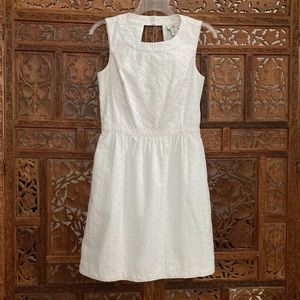 Vineyard Vines White Eyelet Dress Sleeveless Sz 0